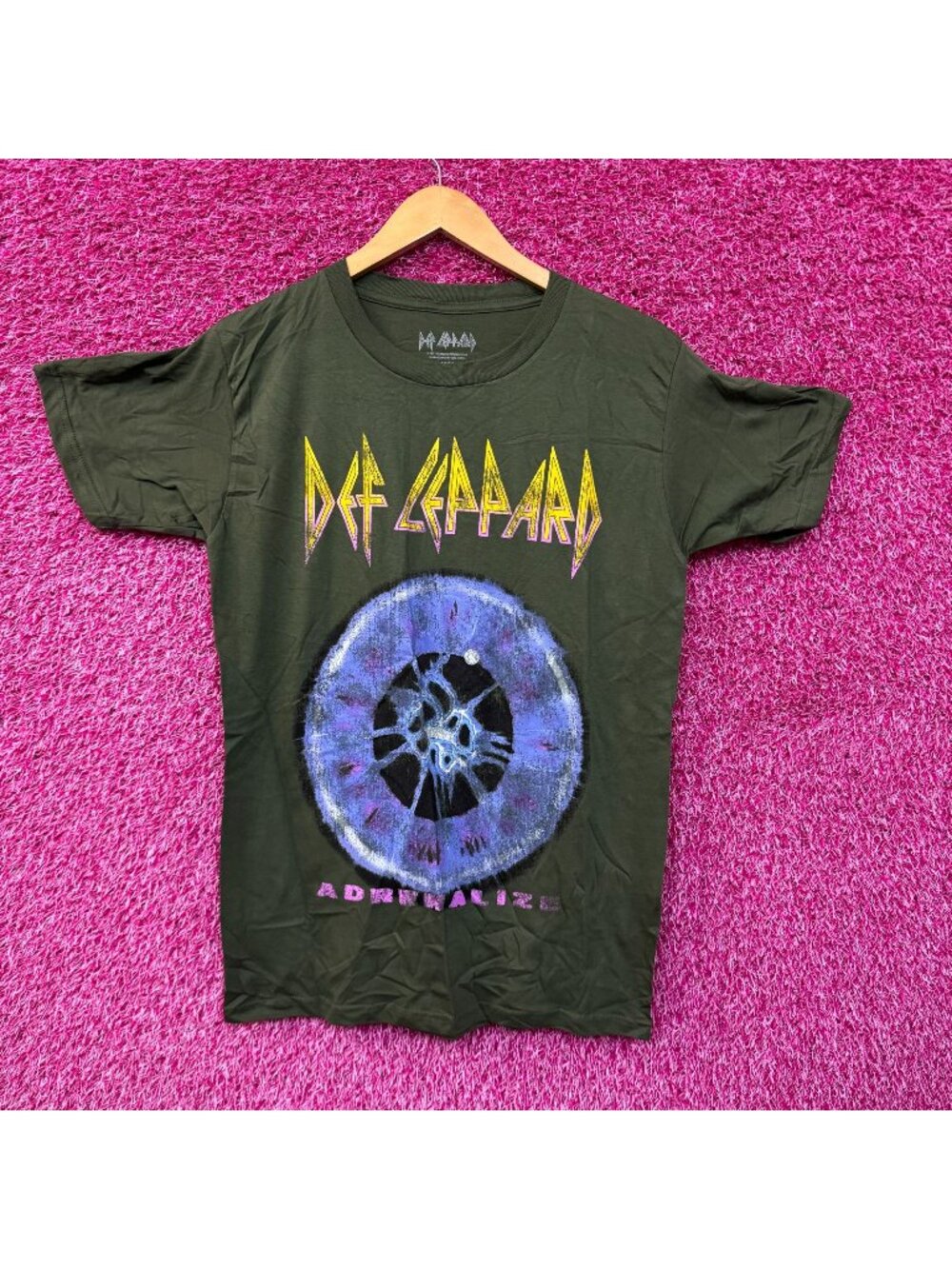 Def Leppard Adrenalize Album Cover Heavy Metal Band Tee M